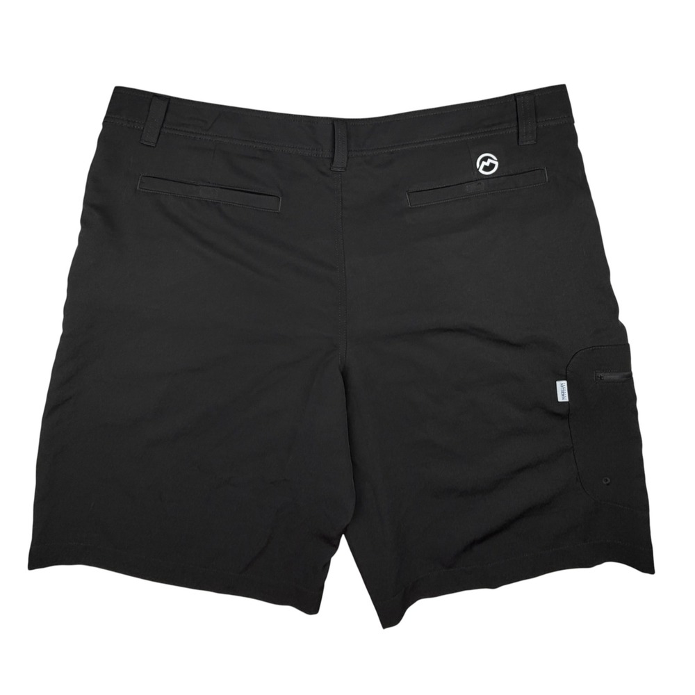 Magellan Outdoors Fish Gear Shorts Mens 44 Black Water Repellent SGMGMF5704
